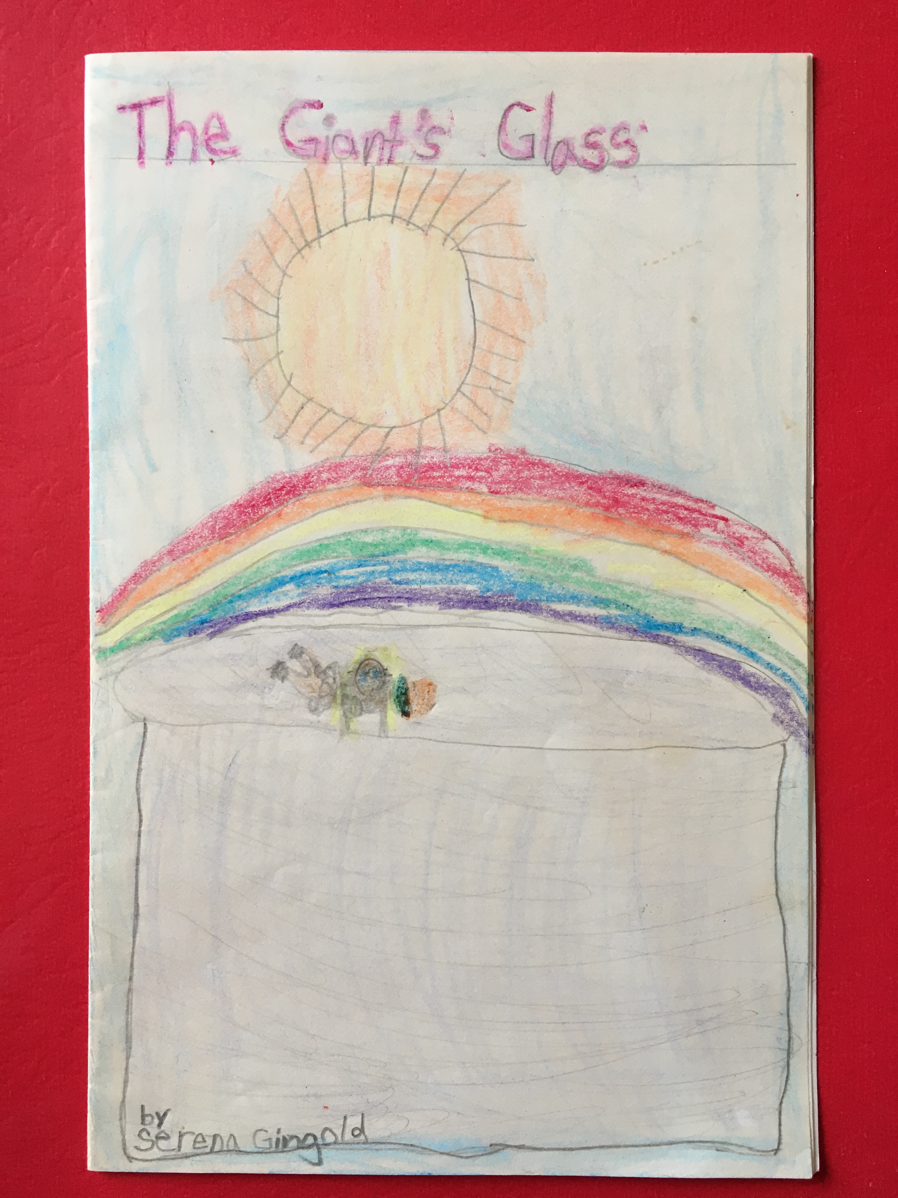 Original cover from The Giant's Glass by Serena Gingold, 1986